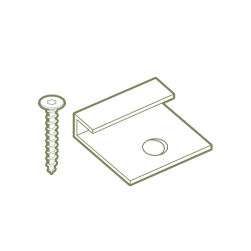 Allur Accessories Starter Clip & Screws (Box 50 pcs) £32.67 each